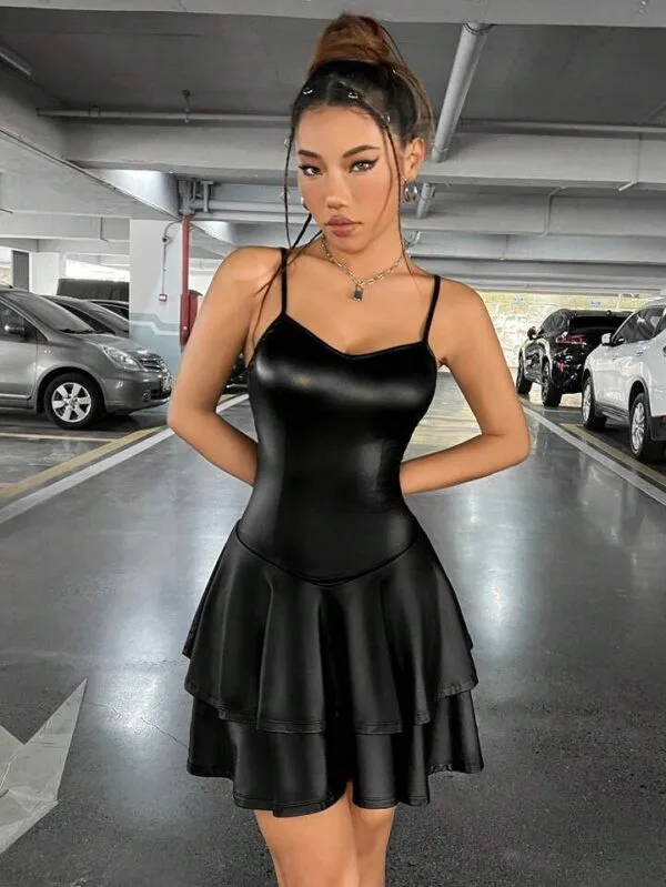 Vestido Doble Volero Chic - Image 5