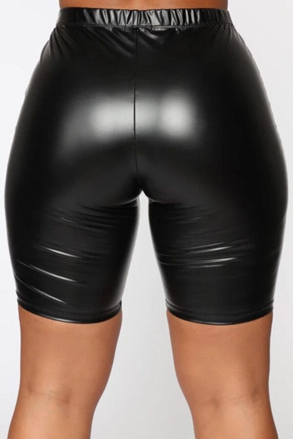 Biker de Cuerina para Dama Sin Pretina - Image 3
