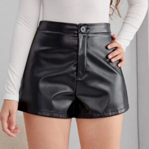 Short Elegante con Cierre Frontal y Botón