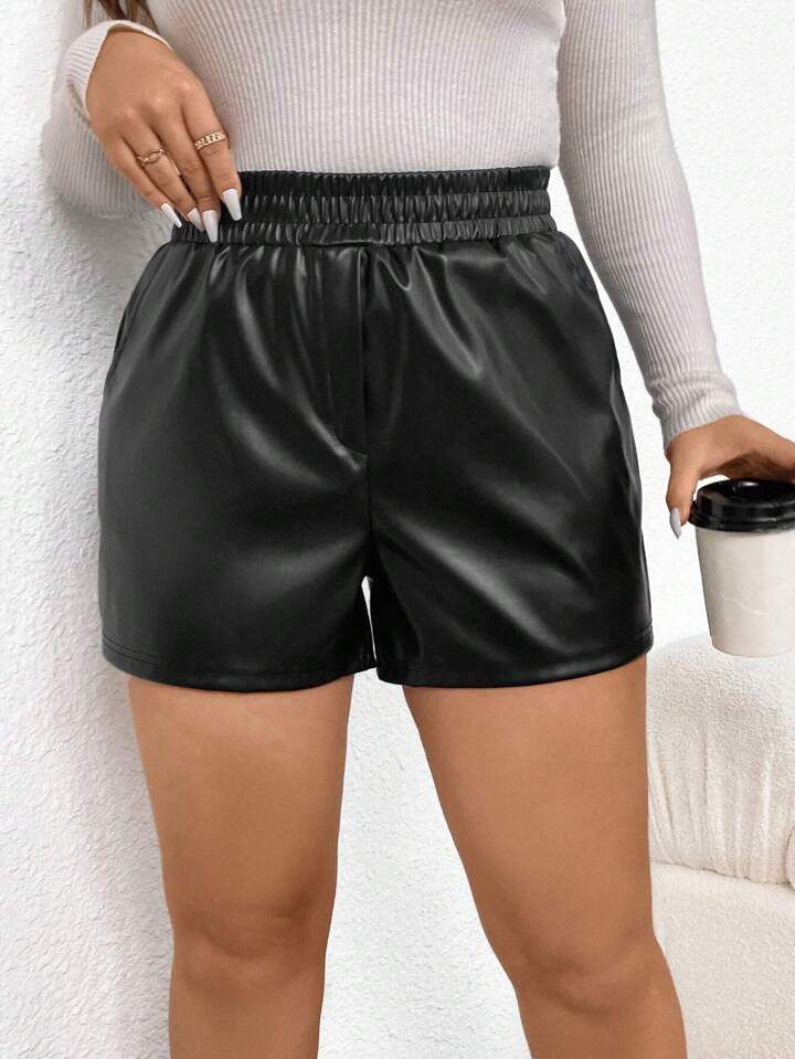 Short con Pretina Resortada y Bolsillos Laterales - Image 3